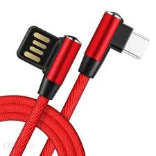 Kabel USB-USB C, 1m „kątowy” 2.1A LB0150 LIBOX